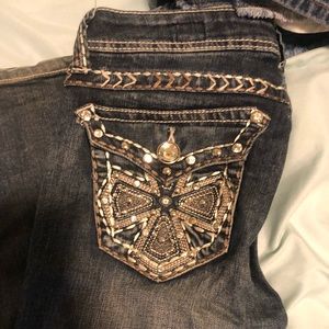 LA Idol bling bootcut jeans!